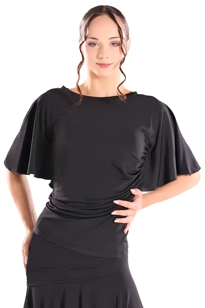 Ladies dance shirt "ANABELLA" black
